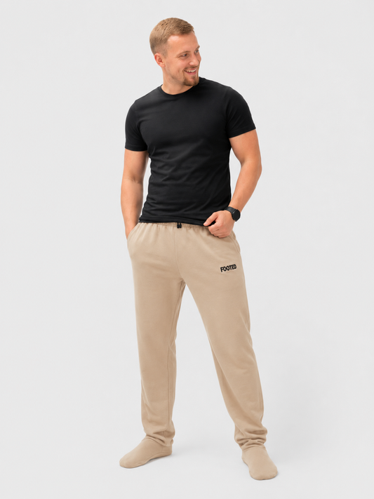 FOOTED Pants - Beige