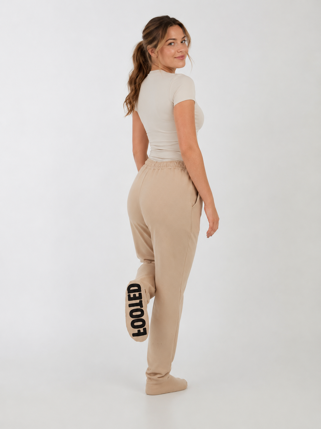 FOOTED Pants - Beige